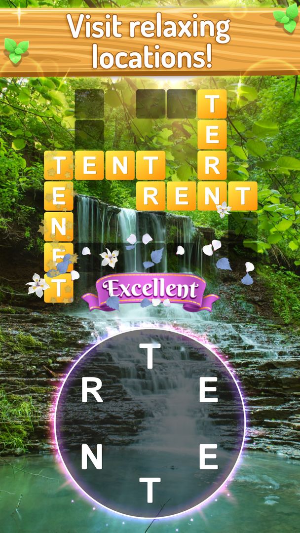 Word Nature - Crossword puzzle screenshot game