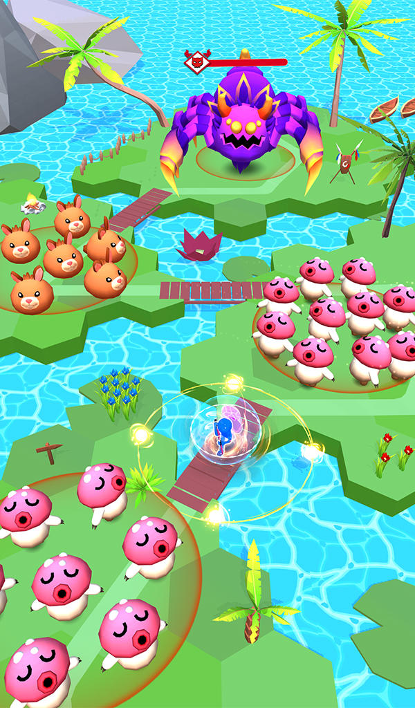 Idle Shooter: Camping Land Game Screenshot