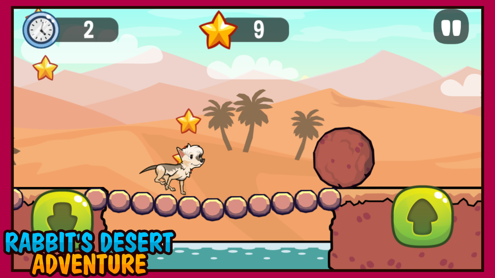 Rabbit's Desert Adventure Game Screenshot