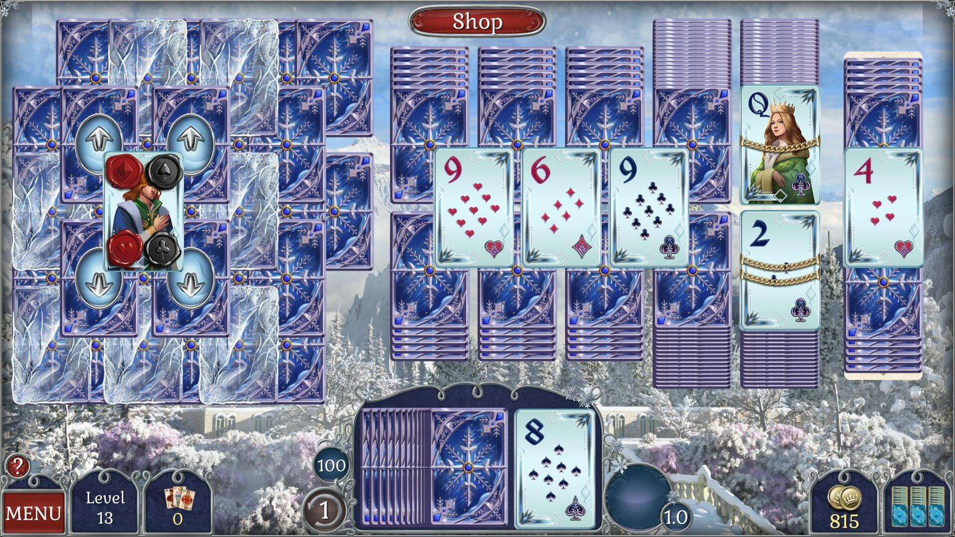 Jewel Match Solitaire Winterscapes 2 - Collector's Edition ภาพหน้าจอเกม