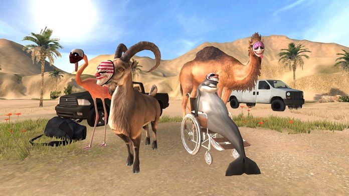 Goat Simulator PAYDAY ภาพหน้าจอเกม