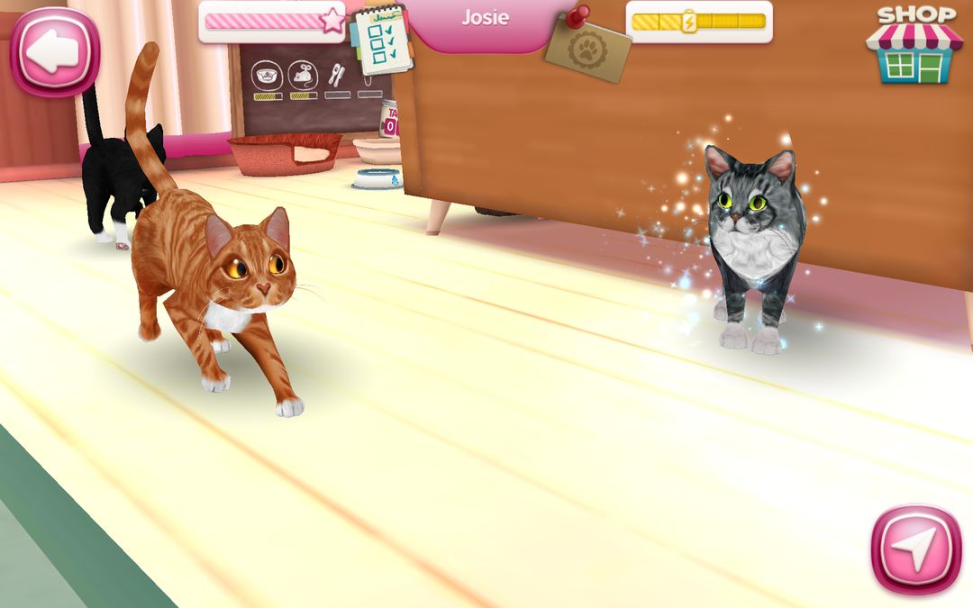 Screenshot of CatHotel - play with cute cats