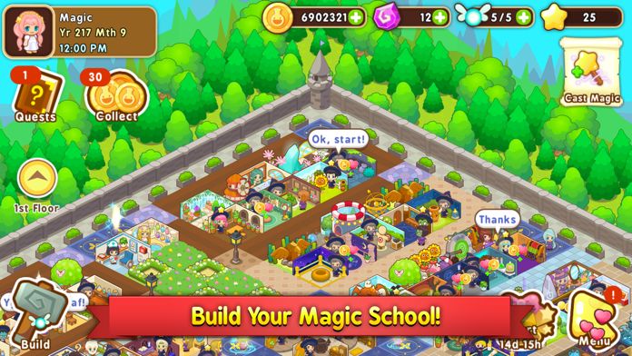 Screenshot of Magic School Story