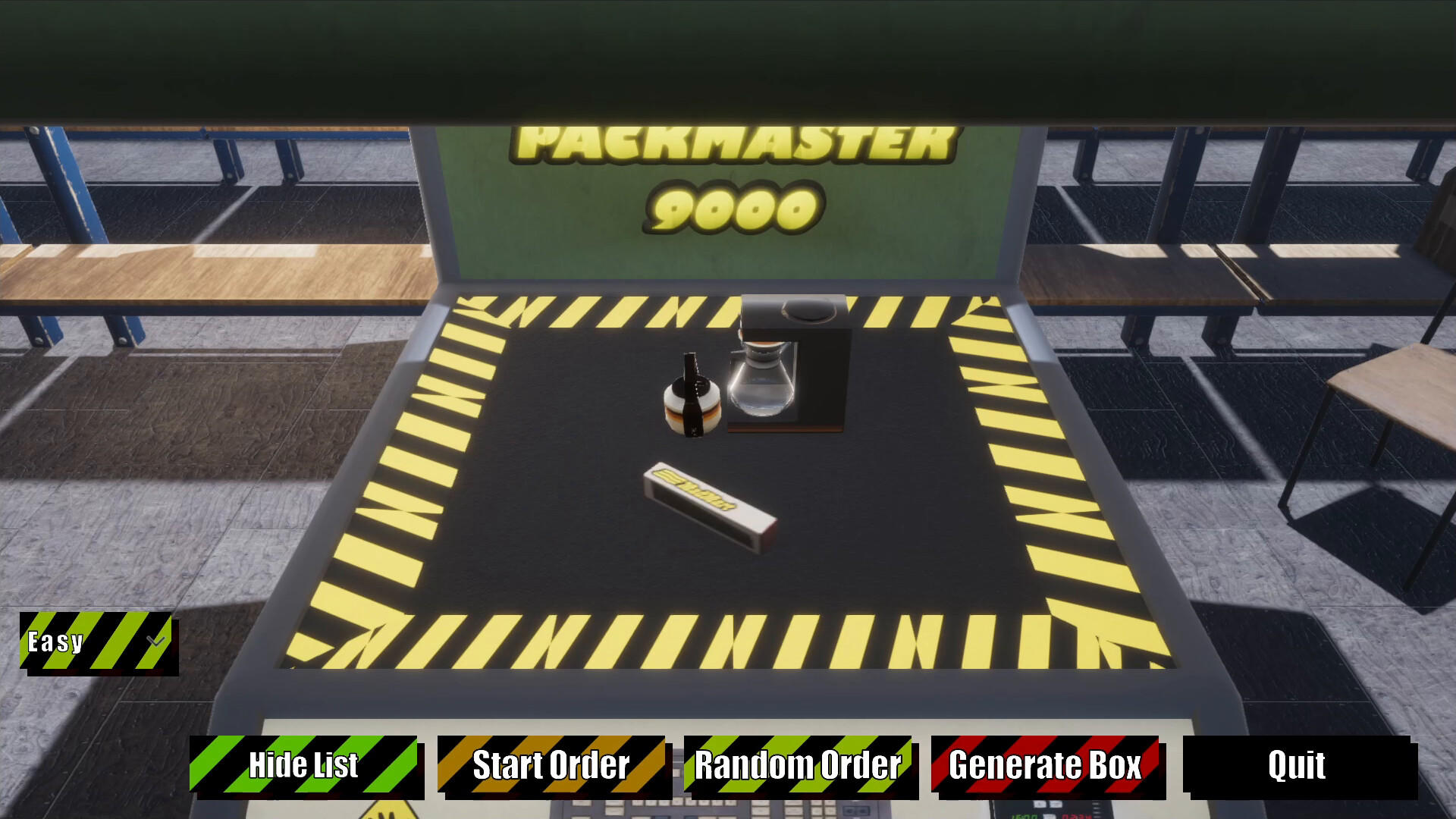 Screenshot of Parcel Packing Simulator