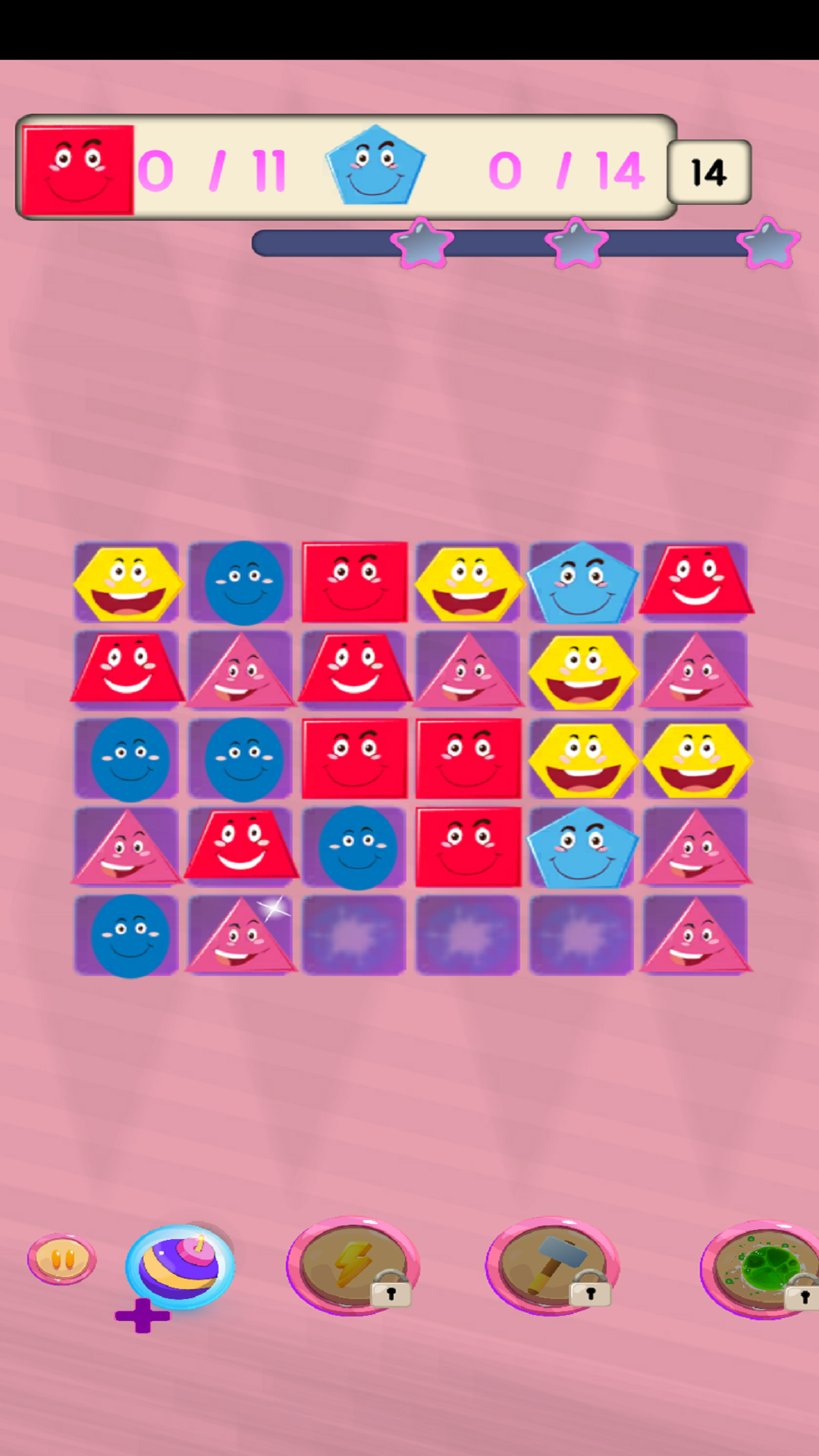 Shape Pop Quest Game Screenshot