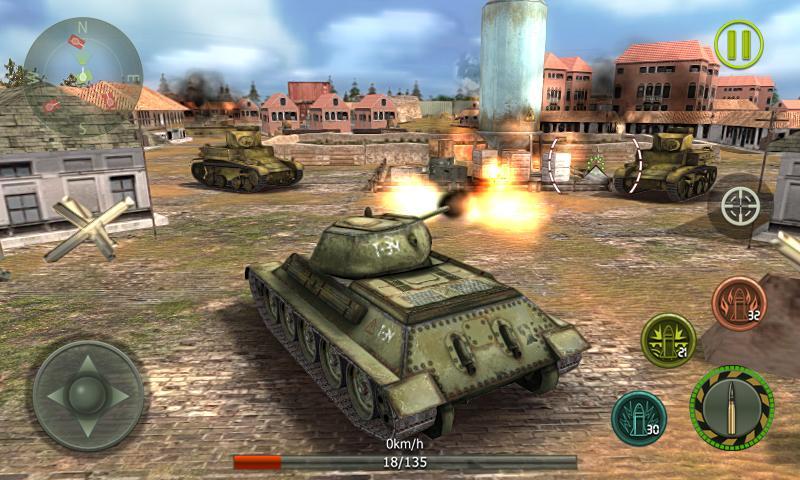 Tank Strike 3D Game Screenshot