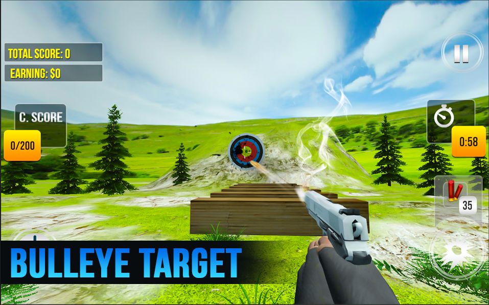 射擊場 - 目標射擊和槍模擬器遊戲截圖