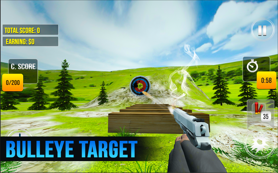 Sniper Shooting: Target Range Game Screenshot