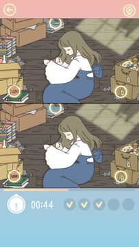 Скриншот игры Find the differences - A Cat H