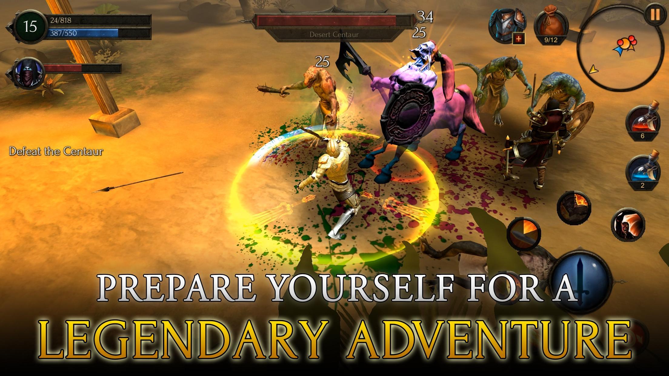 Arcane Quest Legends Offline Game Screenshot