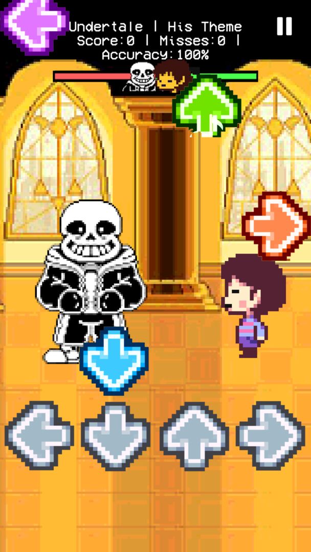 Undertale but FNF gameplay screenshot game