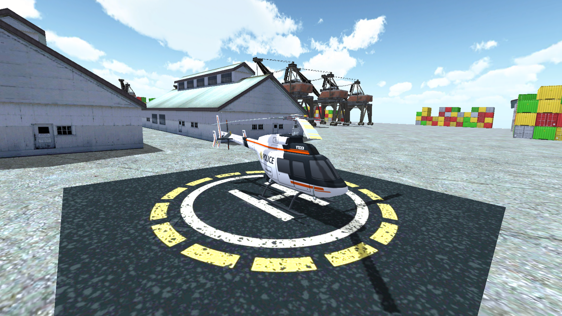 Helicopter Flight Game Game Screenshot
