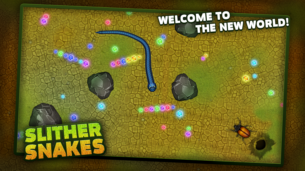 Slither Snakes io Game Screenshot