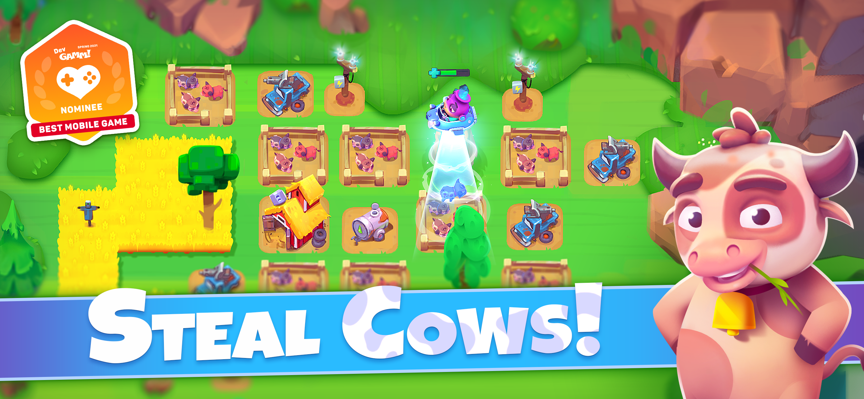 Screenshot 1 of Cowlifters: การปะทะกันเพื่อวัว 0.5.28