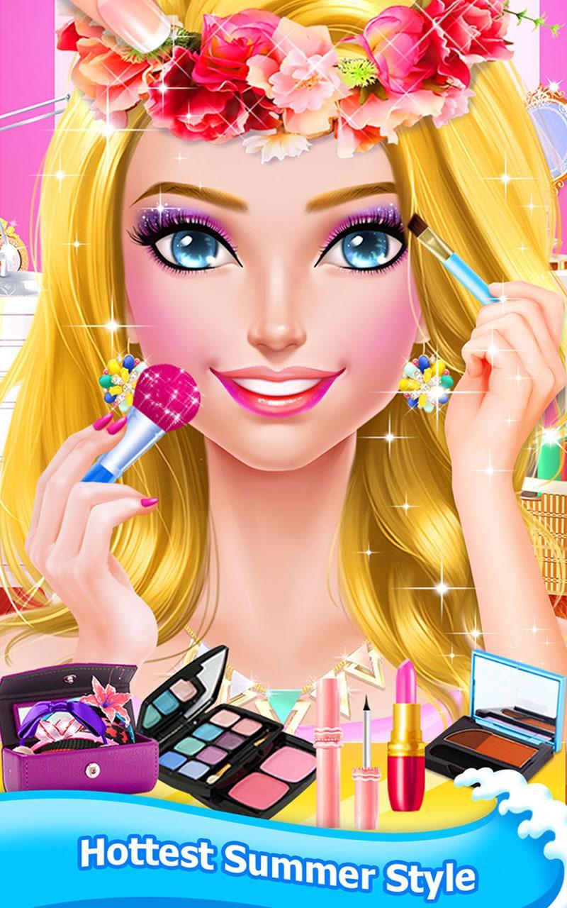 Summer Girls Surfing SPA Salon Game Screenshot