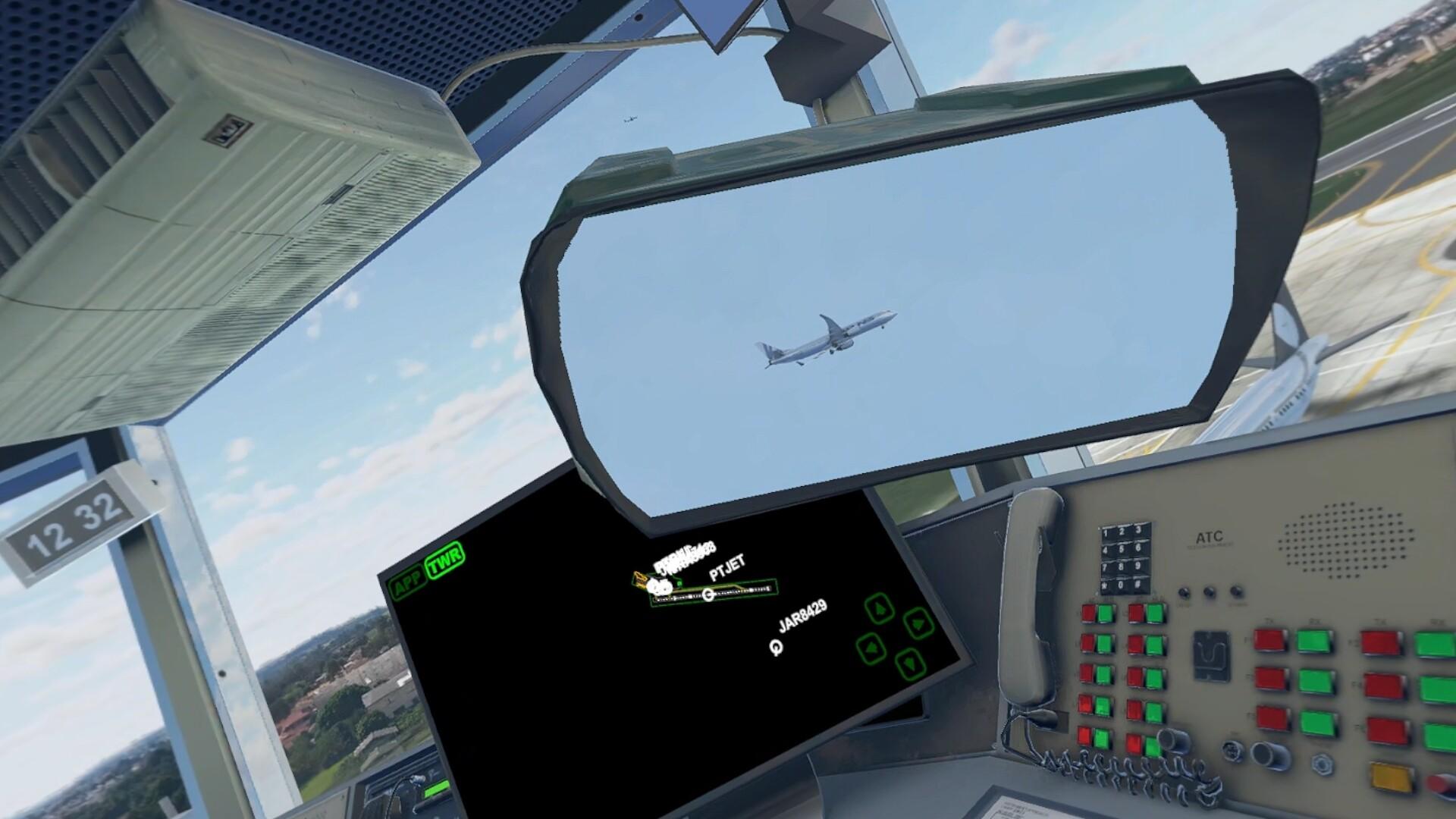 Cuplikan Layar Game V-Air Traffic Control