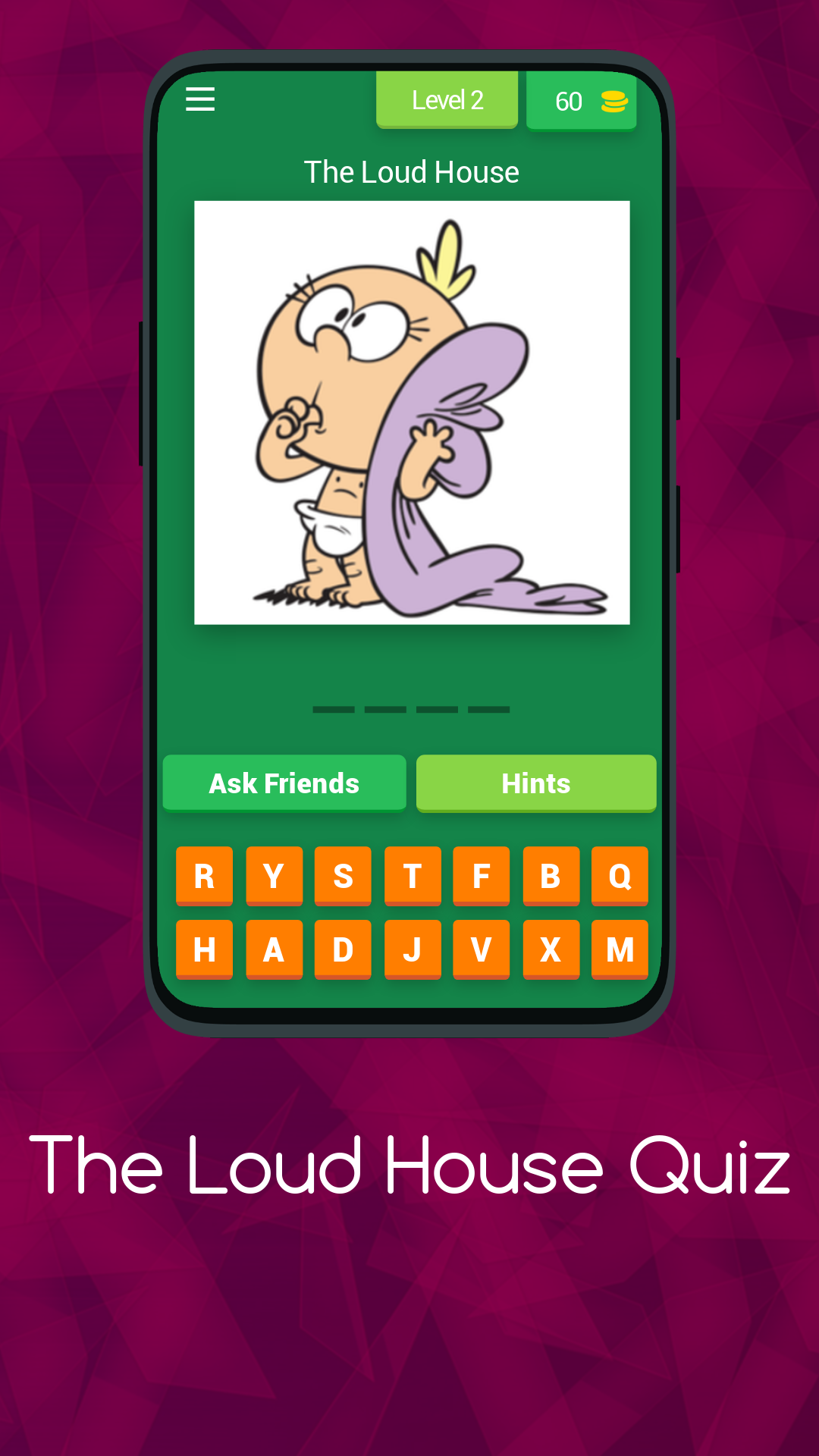 Screenshot of The Loud House Quiz