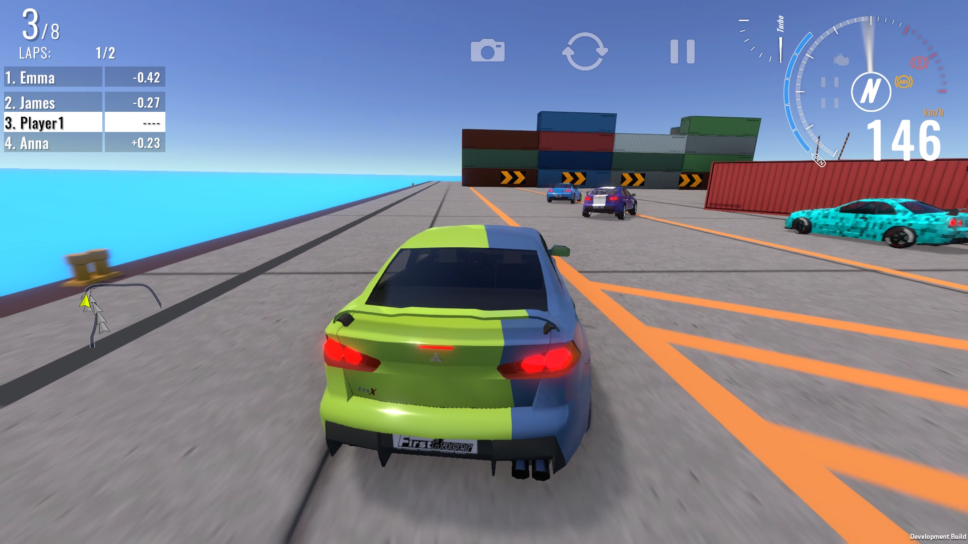 First Racer Game Screenshot