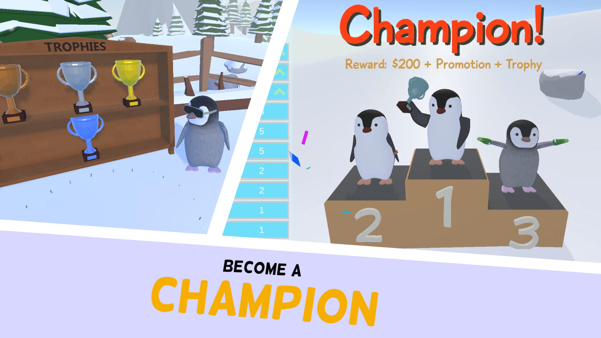 Penguin Race Adventure (Android)遊戲截圖