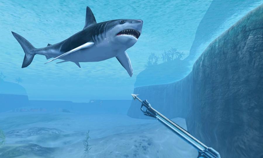 Shark VR juego de tiburones para VR ภาพหน้าจอเกม