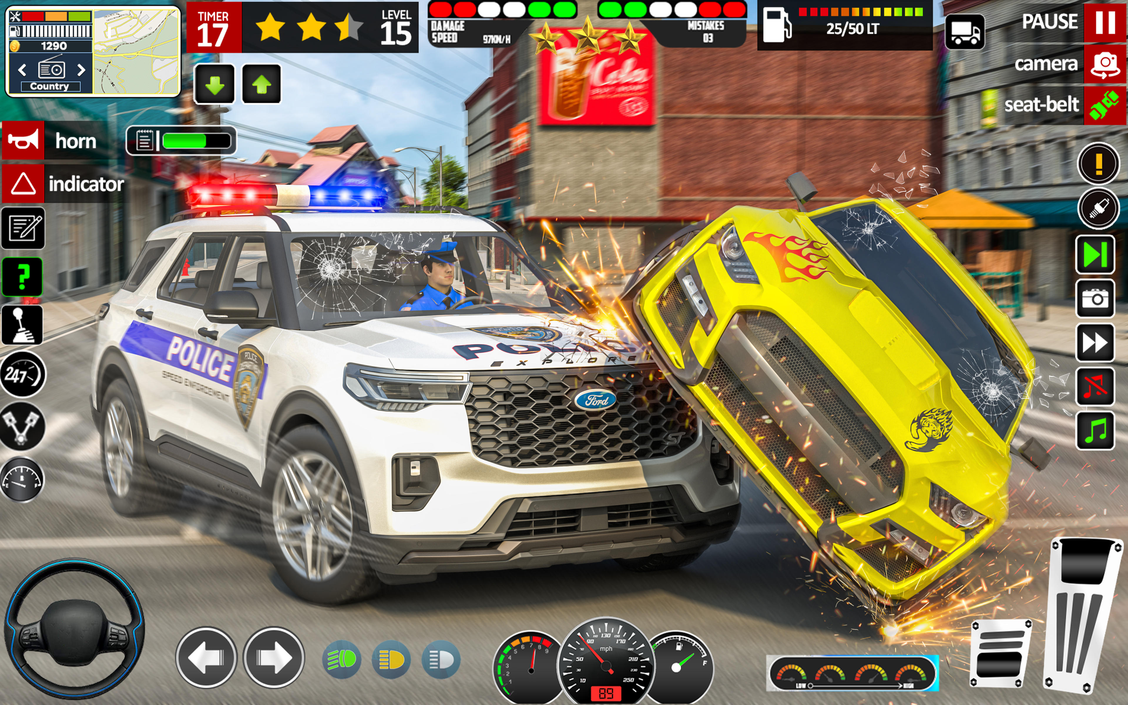 警車警察模擬器遊戲 遊戲截圖