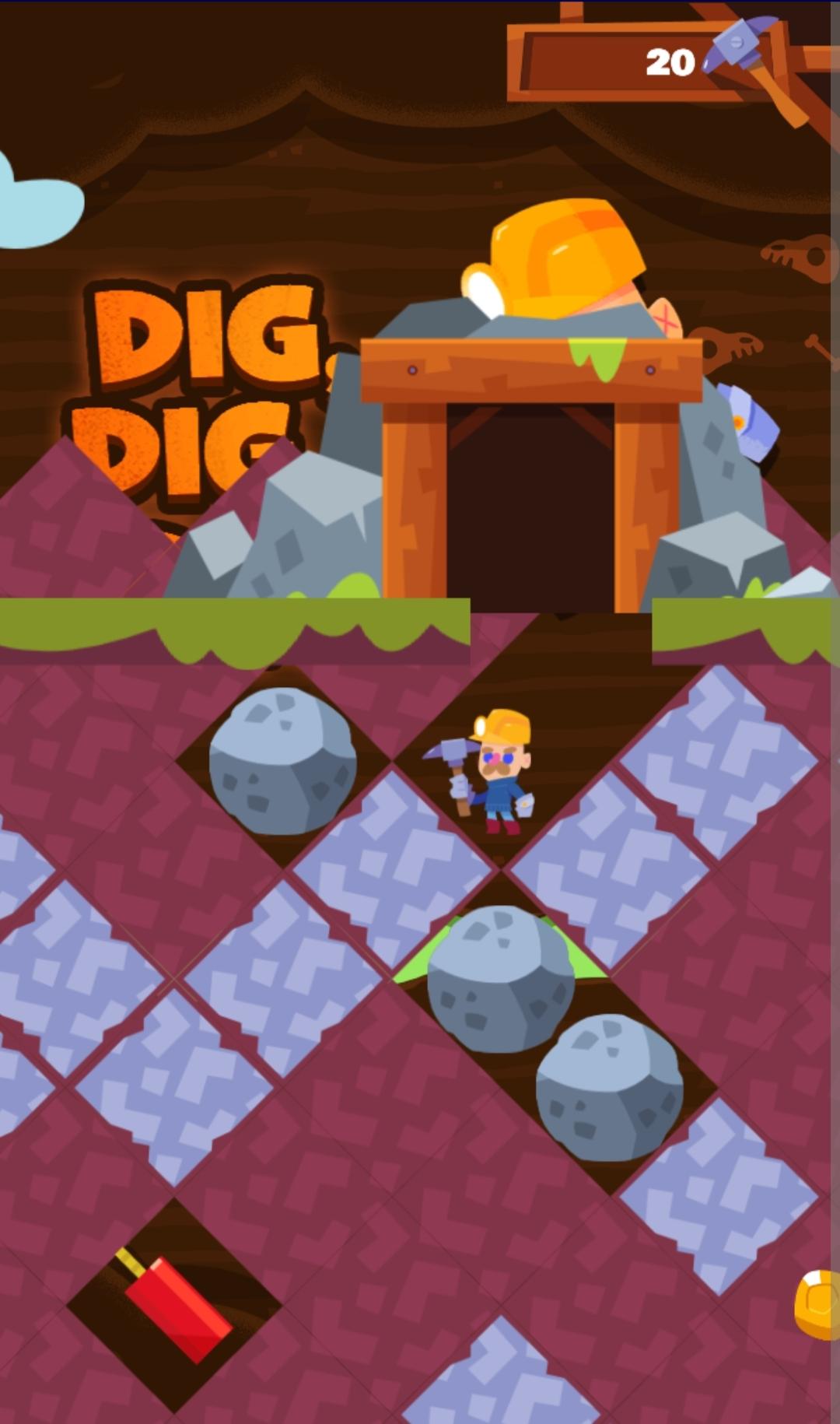 Скриншот игры Dig Dig Dig Final