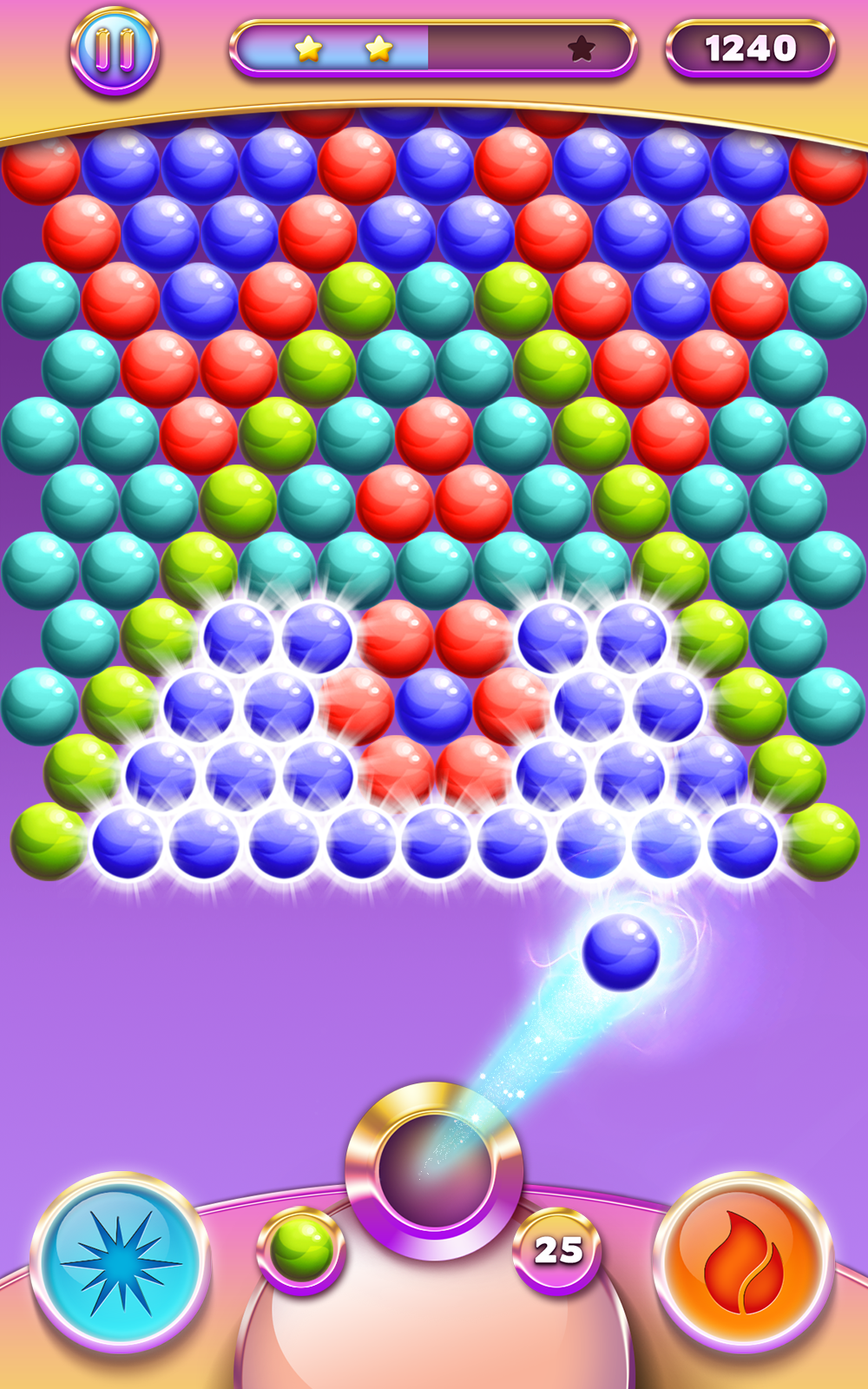 Bubble Shooter Game Game Screenshot
