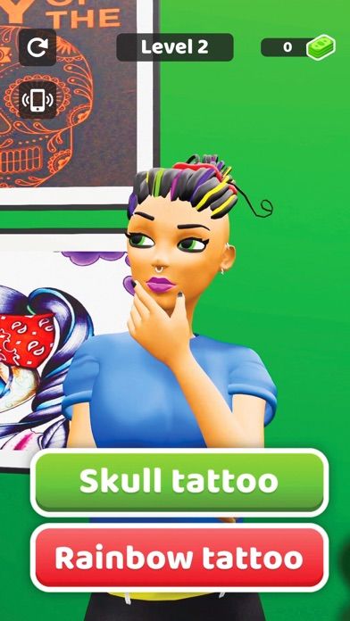 Tattoo Artist 3D 게임 스크린 샷