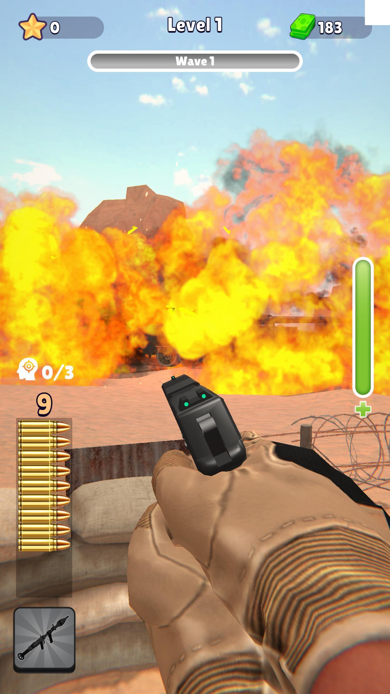 Military Hero ゲームのスクリーンショット