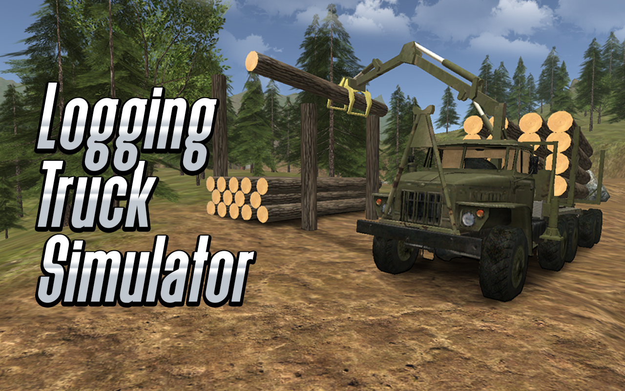 Logging Truck Simulator 3D Game Screenshot