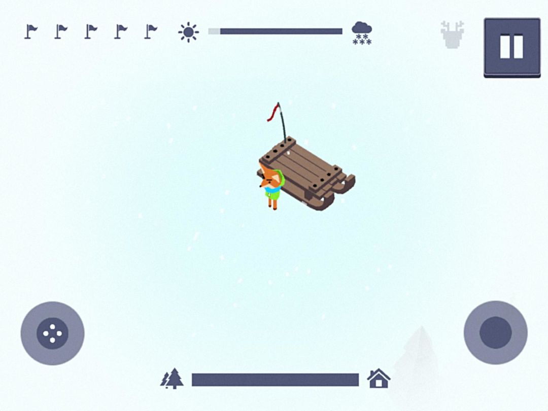 Screenshot of Lost in the Snow