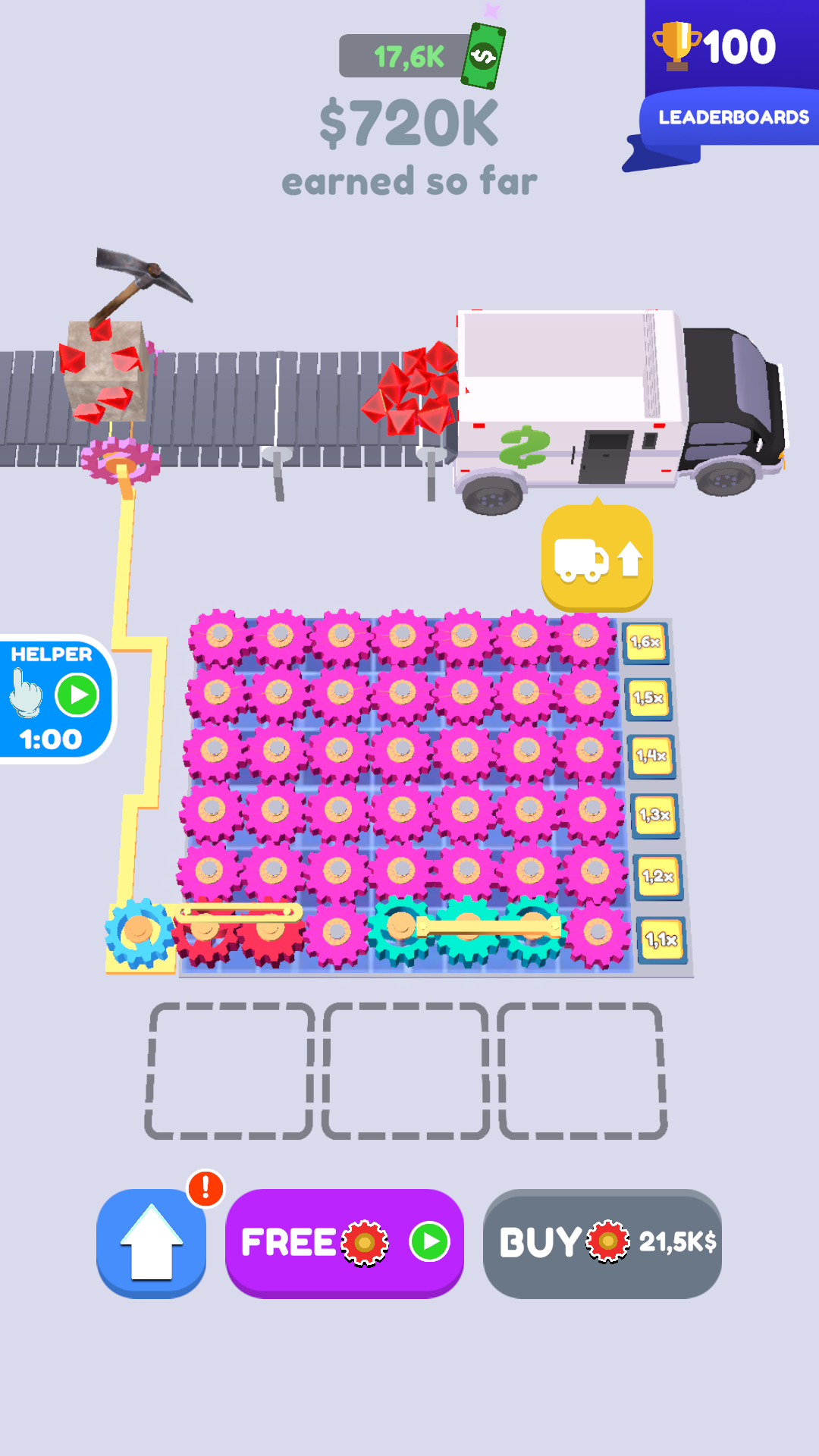 Gears Idle Hero Game Screenshot