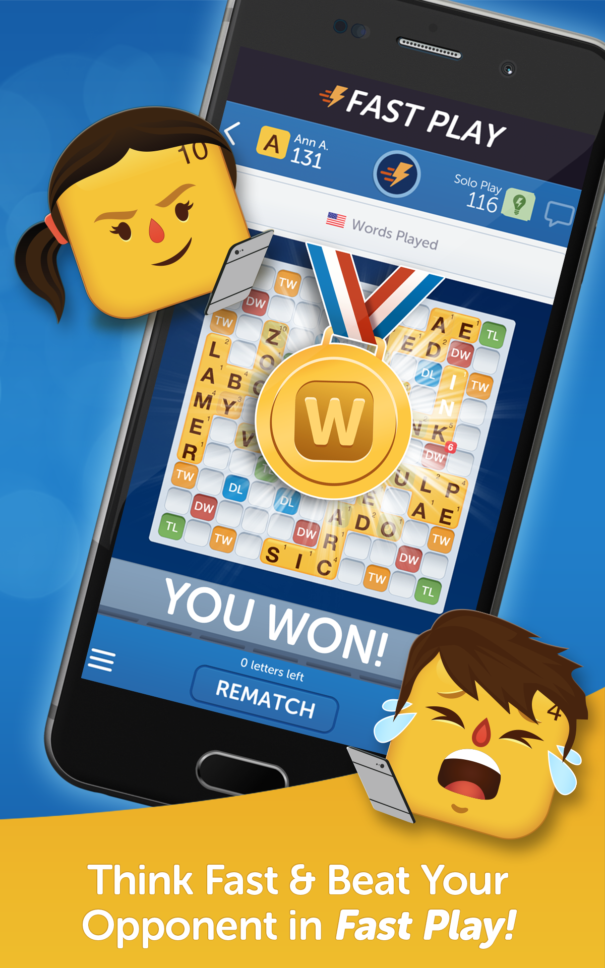 Words With Friends – Play Free ゲームのスクリーンショット