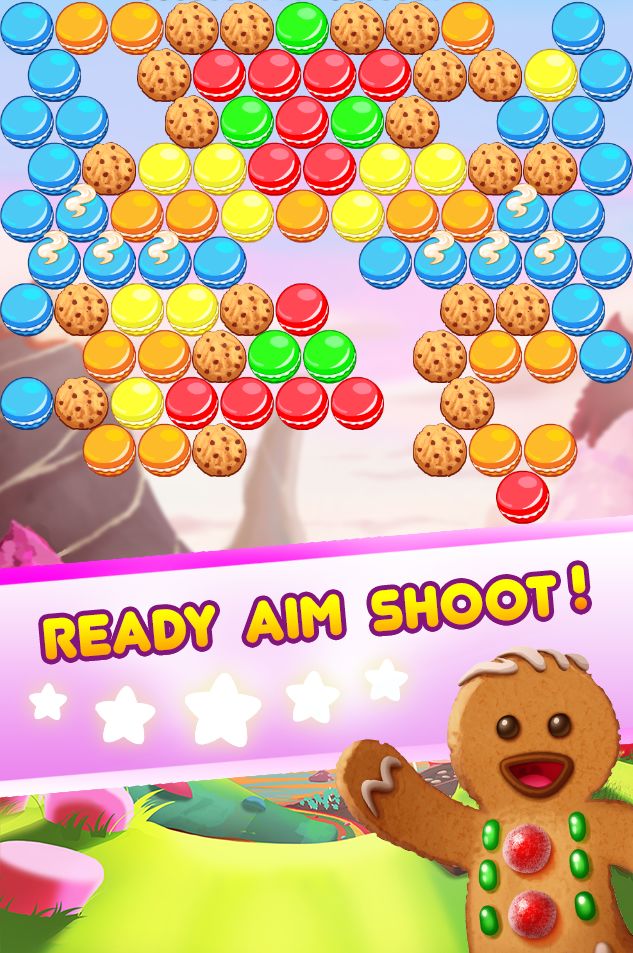Cookie Pop Bubble Shooter 게임 스크린 샷