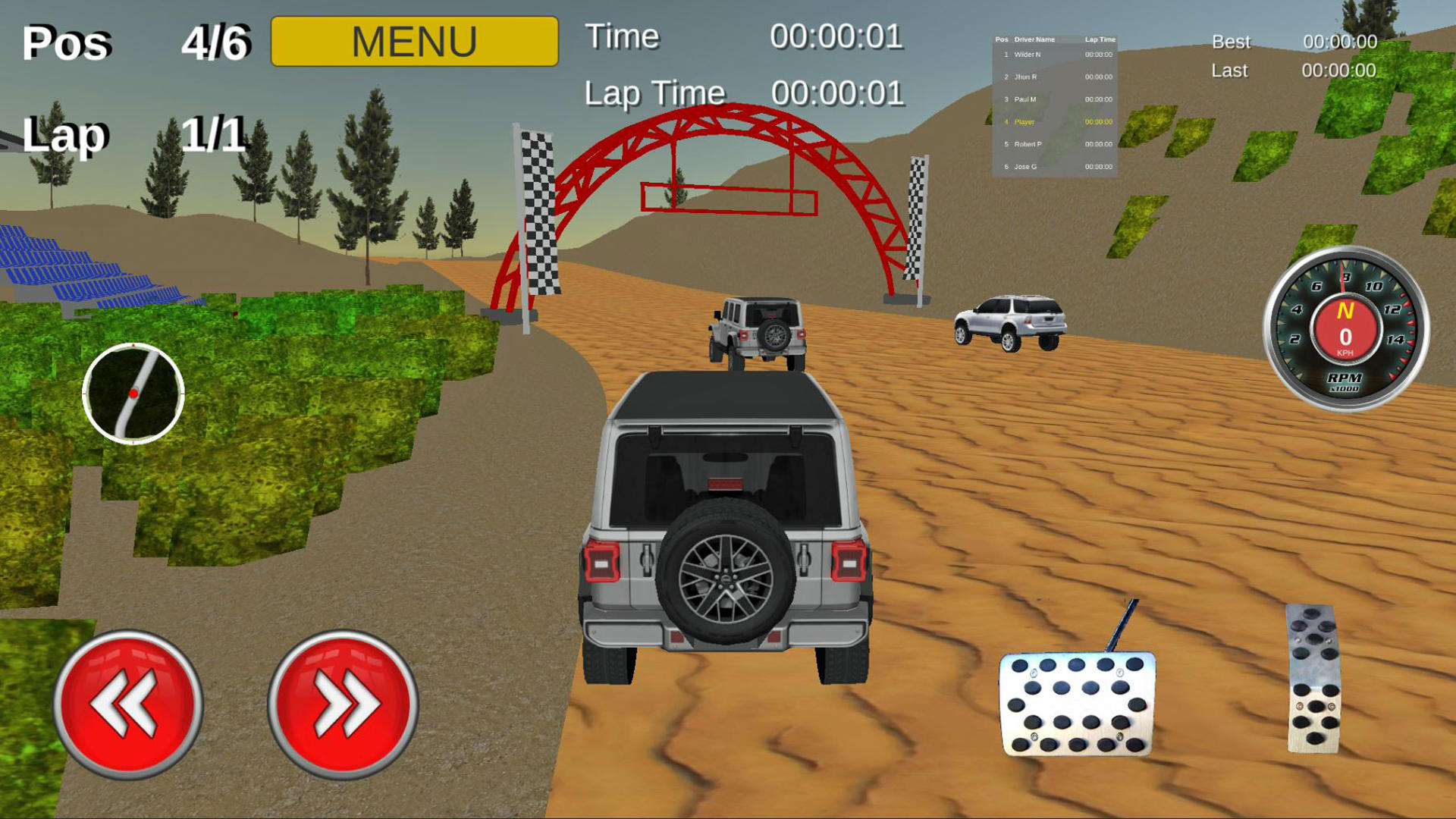 Off Road Racing Challenge EV ゲームのスクリーンショット