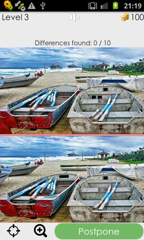 Find 10 Differences Game Screenshot