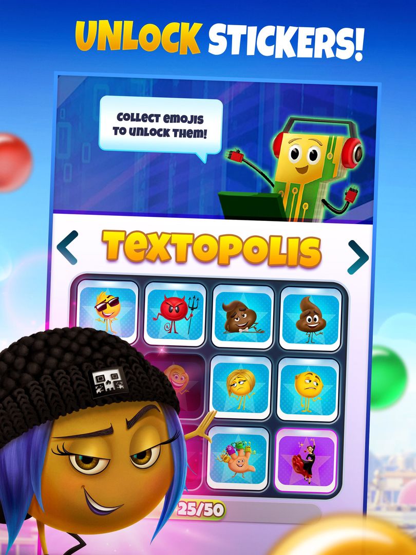 POP FRENZY! The Emoji Movie Game 게임 스크린 샷