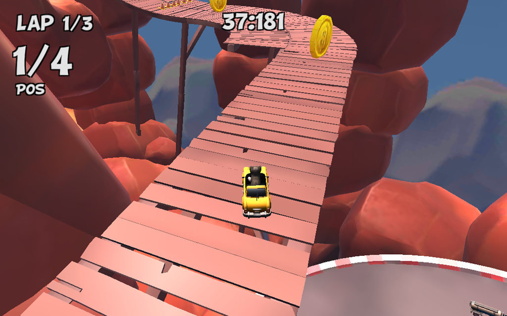 Crazy Cat Rush Racing Game Screenshot