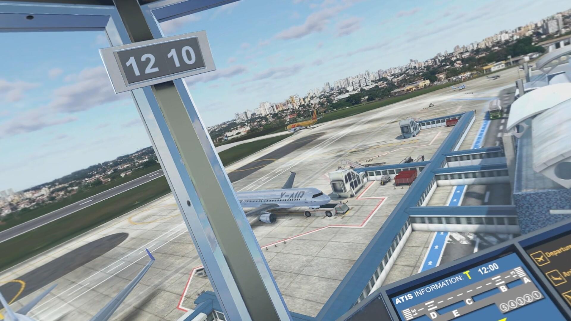 Cuplikan Layar Game V-Air Traffic Control
