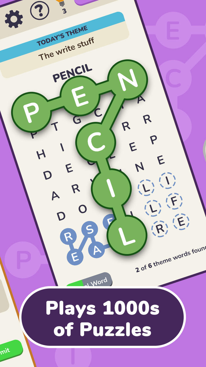 Cuplikan Layar Game Puzzle Place: 5 in 1 Word Game