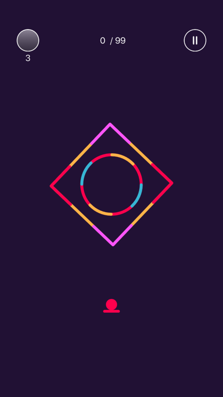 Color Ball Jumping Game Screenshot
