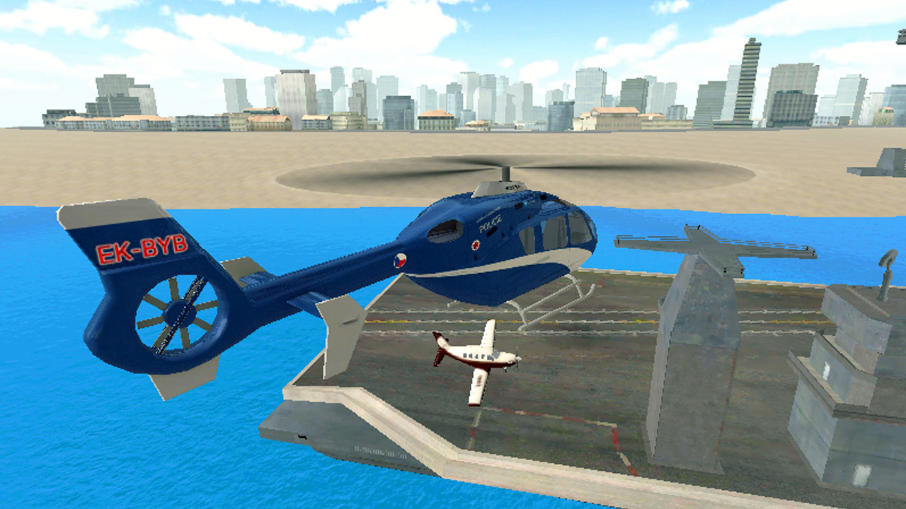 Police Helicopter Simulator Game Screenshot
