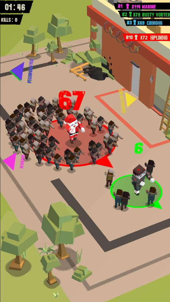 Infect Wars.io 게임 스크린샷