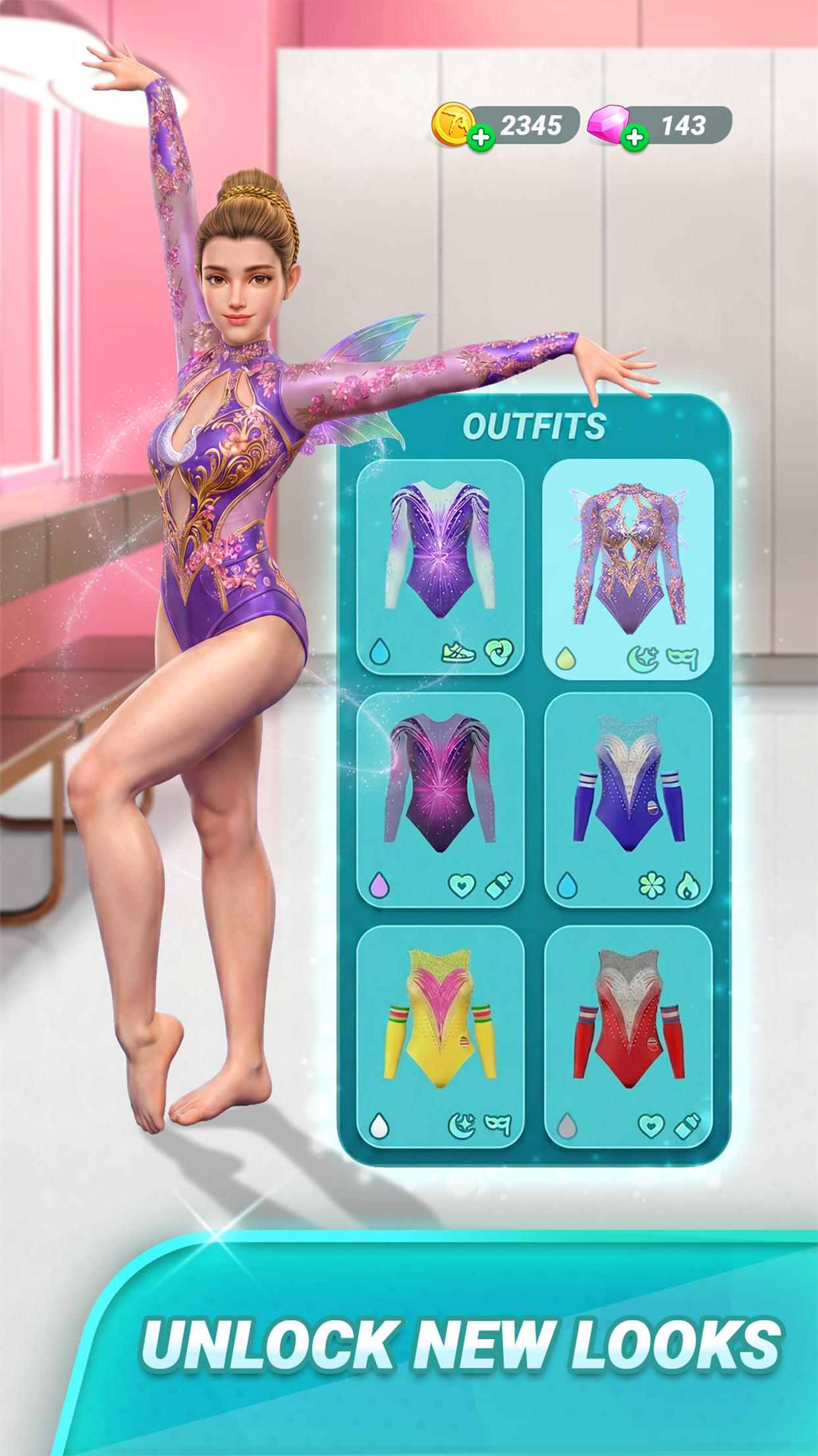 Gymnastics Dream ゲームのスクリーンショット