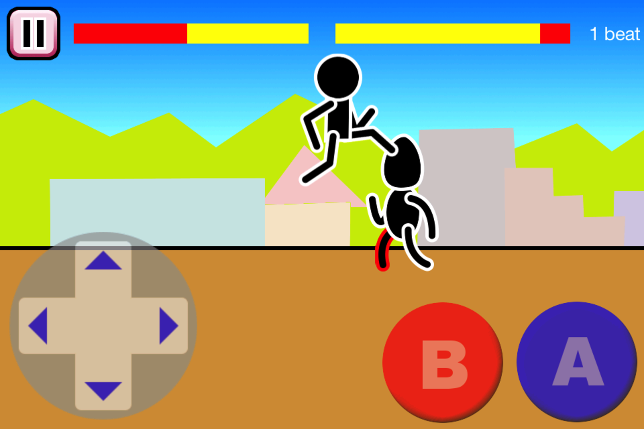 Screenshot of Mokken: stickman fight