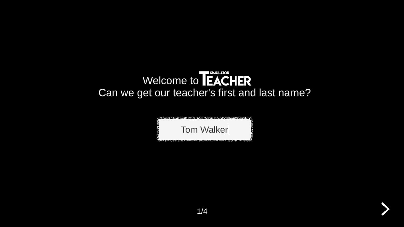 Screenshot of Teacher Simulator