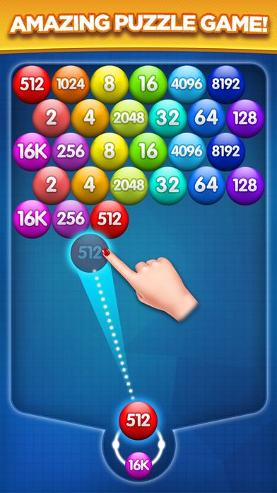 Number Bubble Shooter. screenshot game