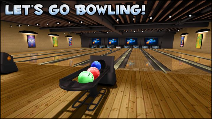 Screenshot 1 of Galaxy Bowling 3D 15.18