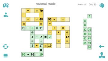 Cross Math Quest Game Screenshot