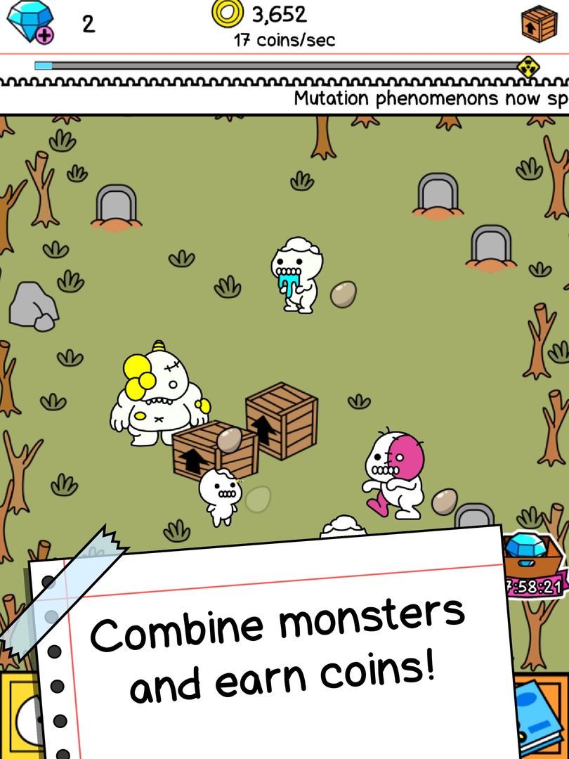 Zombie Evolution - Halloween Zombie Making Game 게임 스크린 샷